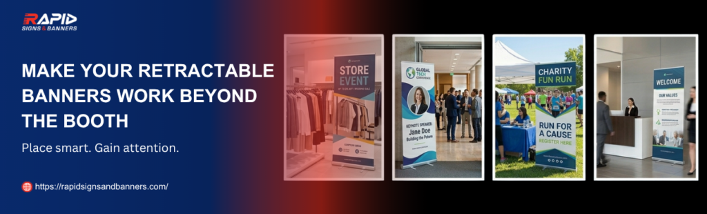 5 Ways to Use Retractable Banners Beyond the Trade Show Floor